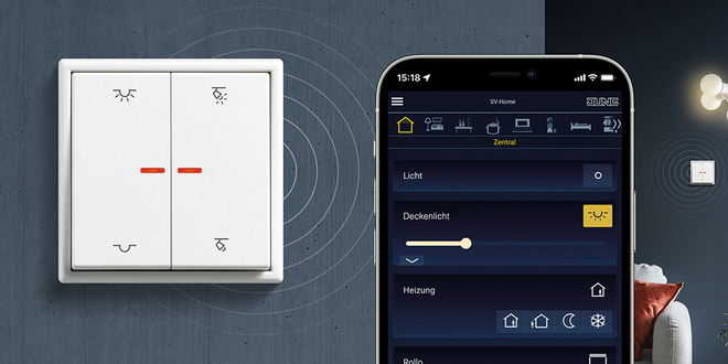 KNX RF Taster bei Necotek Elektro- und Umwelttechnik GmbH in Uffenheim
